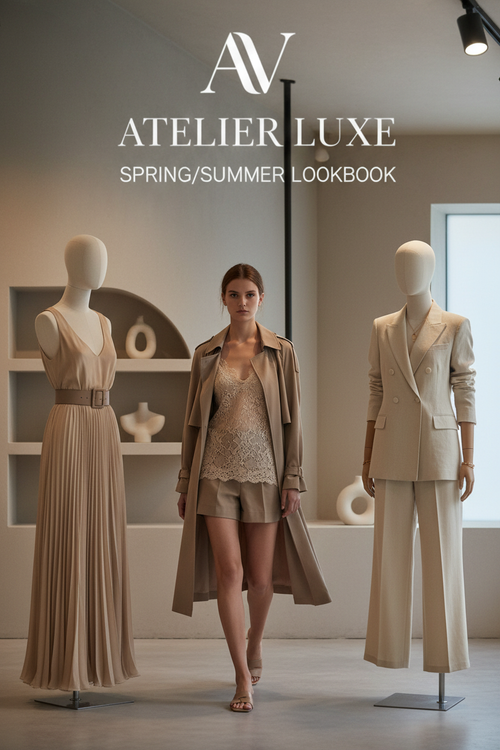 Atelier Luxe - Lookbook avec habits